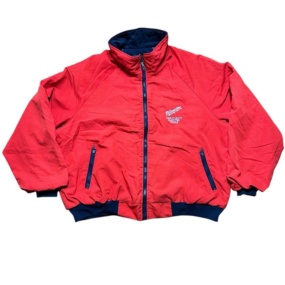 Vintage K Products‎ Milwaukee Tools Zipup Jacket Sz 2XL